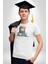 Türk Kahvesi Kedi Kadın Erkek Unisex Beyaz Organik Baskılı T-Shirt Penye Yüksek Kalite 2