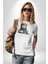 Türk Kahvesi Kedi Kadın Erkek Unisex Beyaz Organik Baskılı T-Shirt Penye Yüksek Kalite 4