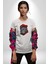 Kırmızı Şapka Maymun Kadın Erkek Unisex Beyaz Organik Baskılı T-Shirt Penye Yüksek Kalite 2