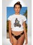 Kask Motorsiklet Dünya Turu Kadın Erkek Unisex Beyaz Organik Baskılı T-Shirt Penye Yüksek Kalite 3