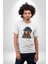 Rottweiler Koca Kafa Puppy Kadın Erkek Unisex Beyaz Organik Baskılı T-Shirt Penye Yüksek Kalite 4