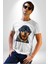 Rottweiler Koca Kafa Puppy Kadın Erkek Unisex Beyaz Organik Baskılı T-Shirt Penye Yüksek Kalite 5