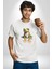 Frog Kurbağa Prens Kadın Erkek Unisex Beyaz Organik Baskılı T-Shirt Penye Yüksek Kalite 5