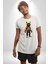 Spor Eşofman Takımı Sarı Kedi Insan Kadın Erkek Unisex Beyaz Organik Baskılı T-Shirt Penye Yüksek Kalite 5