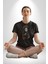 Japon Asyalı Samuray Kadın Kadın Erkek Unisex Siyah Organik Baskılı T-Shirt Penye Yüksek Kalite 1