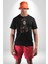 Japon Asyalı Samuray Kadın Kadın Erkek Unisex Siyah Organik Baskılı T-Shirt Penye Yüksek Kalite 4