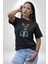 Halter Spor Güneş Gözlüüğü Tavşan Kadın Erkek Unisex Siyah Organik Baskılı T-Shirt Penye Yüksek Kalite 4
