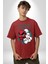 Japon Anime Tengu Maske Pamuklu Bisiklet Yaka Kadın Erkek Oversize Boyfriend Dijital Baskılı Kırmızı T-Shirt 2