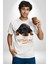 Rottweiler Sevgisi Kadın Erkek Unisex Beyaz Organik Baskılı T-Shirt Penye Yüksek Kalite 2