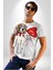 Poodle ve Beagle Sevililer Günü Hediyesi Kadın Erkek Unisex Beyaz Organik Baskılı T-Shirt Penye Yüksek Kalite 4