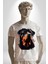 Sulu Boya Rottweiler Kadın Erkek Unisex Beyaz Organik Baskılı T-Shirt Penye Yüksek Kalite 4
