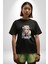 Koç Kadın Savaşcı Pamuklu Bisiklet Yaka Kadın Erkek Oversize Boyfriend Dijital Baskılı Siyah T-Shirt 4