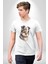 Australian Shepherd Köpek Kadın Erkek Unisex Beyaz Organik Baskılı T-Shirt Penye Yüksek Kalite 4