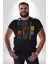 Geleçeği Seninle Planlayalım Kadın Erkek Unisex Siyah Organik Baskılı T-Shirt Penye Yüksek Kalite 2