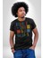 Geleçeği Seninle Planlayalım Kadın Erkek Unisex Siyah Organik Baskılı T-Shirt Penye Yüksek Kalite 4
