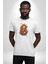 Renkli Kurukafa Hippi Kadın Erkek Unisex Beyaz Organik Baskılı T-Shirt Penye Yüksek Kalite 1