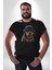 Rottweiler Koca Kafa Puppy Kadın Erkek Unisex Siyah Organik Baskılı T-Shirt Penye Yüksek Kalite 4