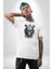 Kuru Kafa Yapay Zeka Tasarım Kadın Erkek Unisex Beyaz Organik Baskılı T-Shirt Penye Yüksek Kalite 5