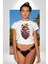 Çikolata Kız Kalbi Kadın Erkek Unisex Beyaz Organik Baskılı T-Shirt Penye Yüksek Kalite 5
