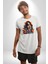 Astronot Yapay Zeka Yürüyüş Kadın Erkek Unisex Beyaz Organik Baskılı T-Shirt Penye Yüksek Kalite 2
