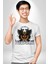 Neopolis Rottweiler Viking Kadın Erkek Unisex Beyaz Organik Baskılı T-Shirt Penye Yüksek Kalite 2
