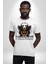 Neopolis Rottweiler Viking Kadın Erkek Unisex Beyaz Organik Baskılı T-Shirt Penye Yüksek Kalite 3