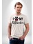 Köpek Sevgisi Rottweiler Kadın Erkek Unisex Beyaz Organik Baskılı T-Shirt Penye Yüksek Kalite 2