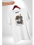 Gangster Panda Kadın Erkek Unisex Beyaz Organik Baskılı T-Shirt Penye Yüksek Kalite 3
