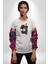 Gangster Panda Kadın Erkek Unisex Beyaz Organik Baskılı T-Shirt Penye Yüksek Kalite 4