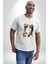 Yüz Yüze Ellerin Uyumu Kadın Erkek Unisex Beyaz Organik Baskılı T-Shirt Penye Yüksek Kalite 3
