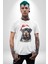 Yeni Yıl Noel Rottweiler Kadın Erkek Unisex Beyaz Organik Baskılı T-Shirt Penye Yüksek Kalite 2