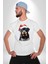 Yeni Yıl Noel Rottweiler Kadın Erkek Unisex Beyaz Organik Baskılı T-Shirt Penye Yüksek Kalite 3