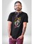 Sailor Moon Anime Usagi Tsukino Kadın Erkek Unisex Siyah Organik Baskılı T-Shirt Penye Yüksek Kalite 4