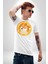 Doge Coin Kadın Erkek Unisex Beyaz Organik Baskılı T-Shirt Penye Yüksek Kalite 1