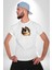 Duvardan Biri Bizi Gözetliyor Kadın Erkek Unisex Beyaz Organik Baskılı T-Shirt Penye Yüksek Kalite 1