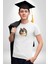 Duvardan Biri Bizi Gözetliyor Kadın Erkek Unisex Beyaz Organik Baskılı T-Shirt Penye Yüksek Kalite 5