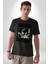 My Hero Academia Dabi Anime Kadın Erkek Unisex Siyah Organik Baskılı T-Shirt Penye Yüksek Kalite 2