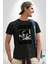 My Hero Academia Dabi Anime Kadın Erkek Unisex Siyah Organik Baskılı T-Shirt Penye Yüksek Kalite 3