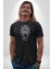 Siyah Kurt Kadın Erkek Unisex Siyah Organik Baskılı T-Shirt Penye Yüksek Kalite 1