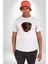 Rottweiler Ateşli Kafası Koca Kafa Kadın Erkek Unisex Beyaz Organik Baskılı T-Shirt Penye Yüksek Kalite 4