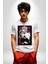 Anime Demon Slayer Kimetsu No Yaiba Mitsuri Kanroji Kadın Erkek Unisex Beyaz Organik Baskılı T-Shirt Penye Yüksek Kalite 1