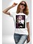 Anime Demon Slayer Kimetsu No Yaiba Mitsuri Kanroji Kadın Erkek Unisex Beyaz Organik Baskılı T-Shirt Penye Yüksek Kalite 4