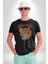Beyin Yıkama Kadın Erkek Unisex Siyah Organik Baskılı T-Shirt Penye Yüksek Kalite 3