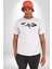 Staind Kadın Erkek Unisex Beyaz Organik Baskılı T-Shirt Penye Yüksek Kalite 1