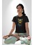 Bandana Kedi Kulaklık Çeket Kadın Erkek Unisex Siyah Organik Baskılı T-Shirt Penye Yüksek Kalite 5