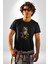 Frog Kurbağa Prens Kadın Erkek Unisex Siyah Organik Baskılı T-Shirt Penye Yüksek Kalite 1