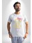 Daha Fazla Dayanamıyorum Teddy Kadın Erkek Unisex Beyaz Organik Baskılı T-Shirt Penye Yüksek Kalite 3