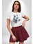 Robot Cyborg Köpek Doberman Kadın Erkek Unisex Beyaz Organik Baskılı T-Shirt Penye Yüksek Kalite 1