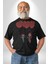 Sevgili Balon Aşk Salıncak Sevgililer Günü Kadın Erkek Unisex Siyah Organik Baskılı T-Shirt Penye Yüksek Kalite 3