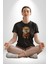 Teacup Pomernian Çeket Kadın Erkek Unisex Siyah Organik Baskılı T-Shirt Penye Yüksek Kalite 3